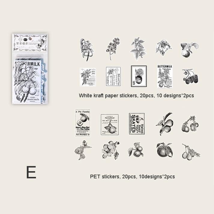 Four Seasons Collection Stickers - Journal Carnival