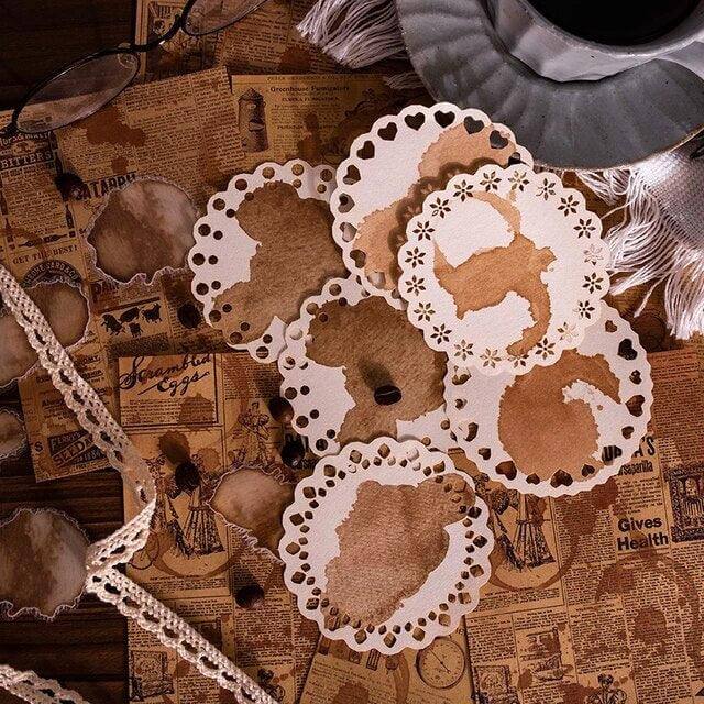 Vintage Coffee Material Paper - Journal Carnival