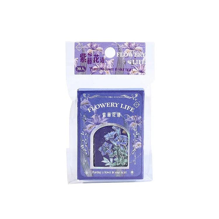 Washiflower sticker box - Journal Carnival