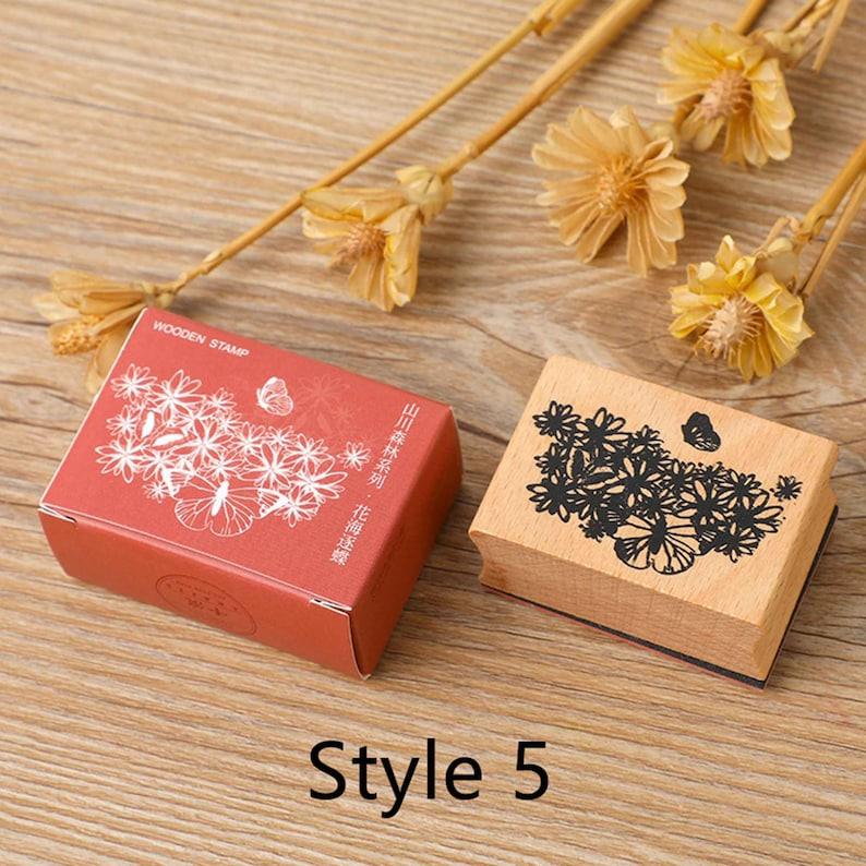 Wooden Stamps - Journal Carnival