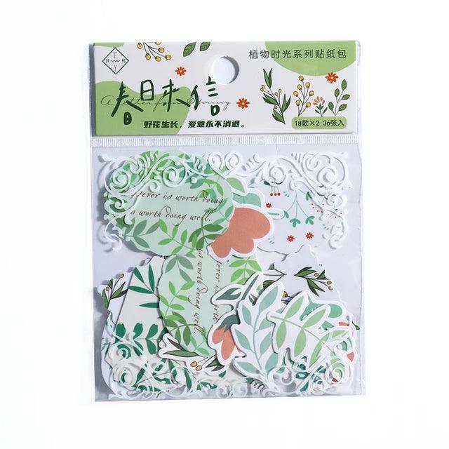 Flower Stickers - Journal Carnival