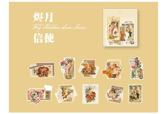 Flower Letter Memo Stickers - Journal Carnival