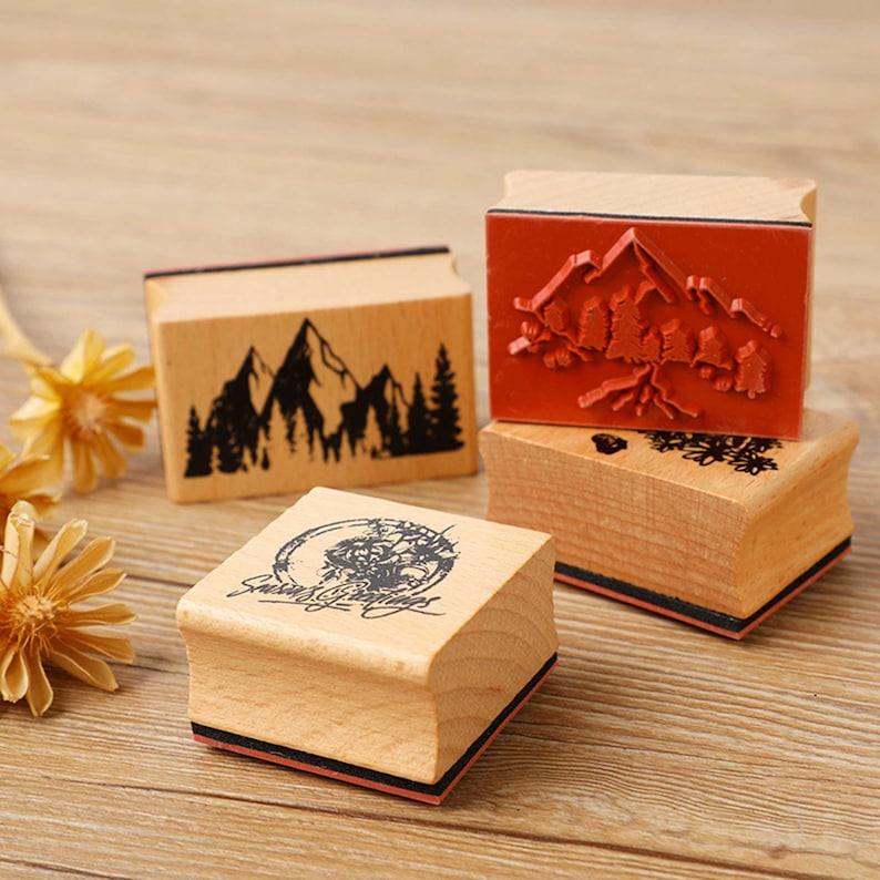 Wooden Stamps - Journal Carnival