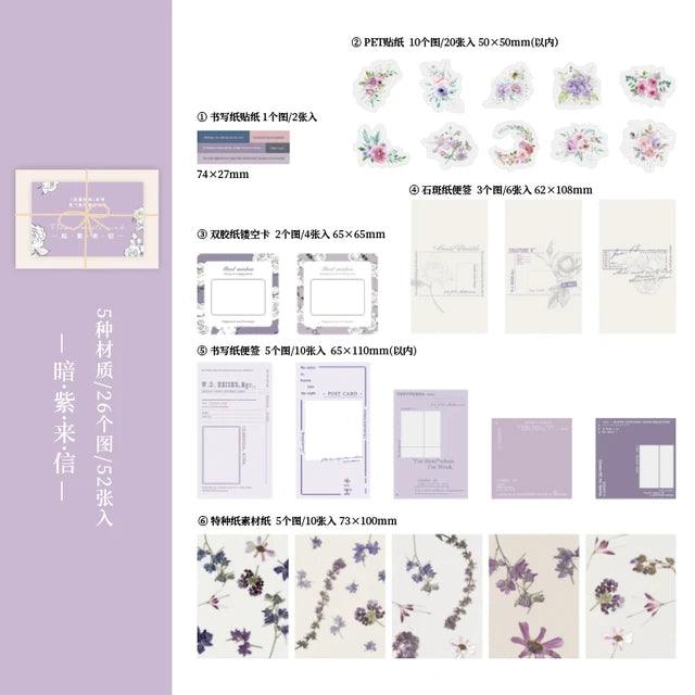 Retro Paper and stickers pack - Journal Carnival