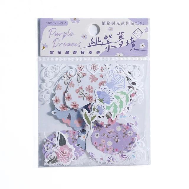 Flower Stickers - Journal Carnival