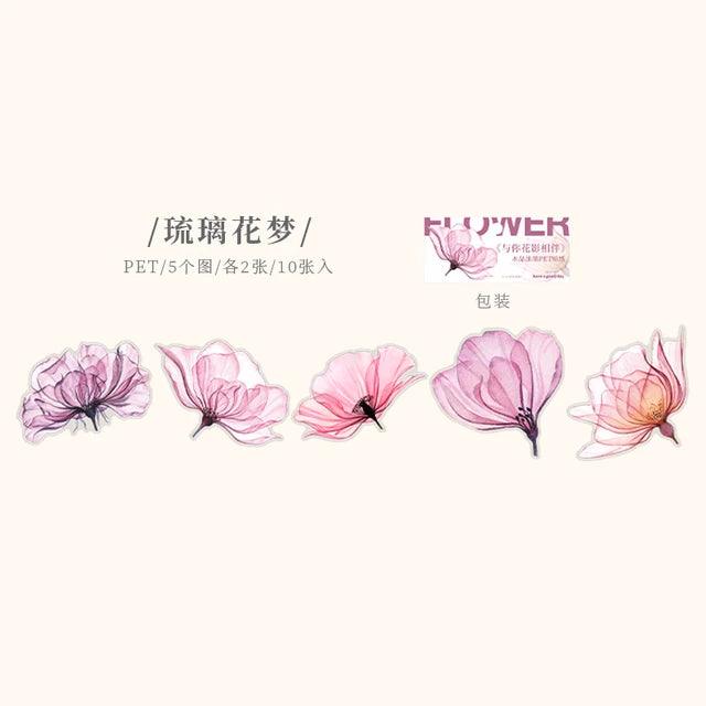 Pet Flower Stickers - Journal Carnival