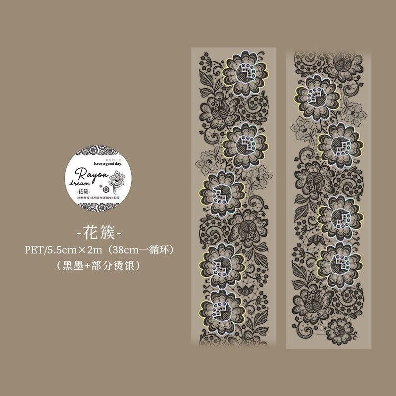 Lace Dream Border Pet Tape - Journal Carnival