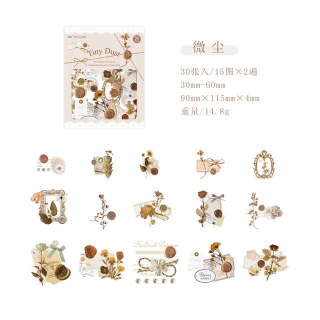 Delicate time Series Pet Stickers - Journal Carnival