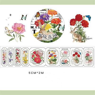 Vintage Natural Plants Washi Tape - Journal Carnival