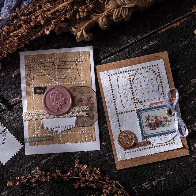 Stamp Hole Special Paper NotePad - Journal Carnival