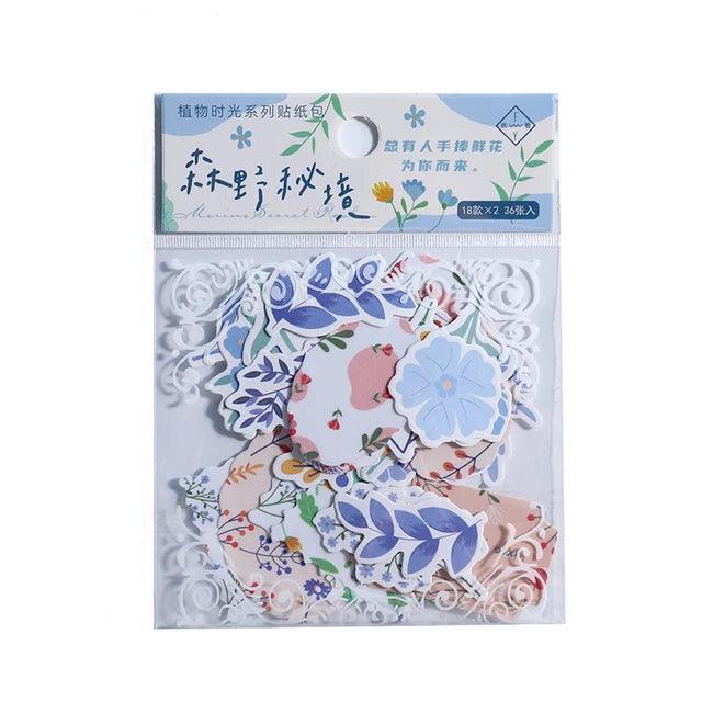 Flower Stickers - Journal Carnival