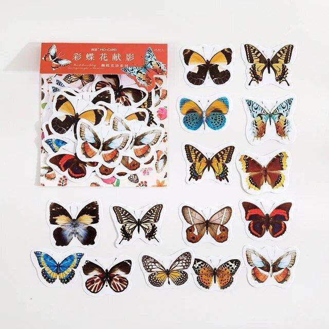 Aesthetic Butterfly Stickers - Journal Carnival