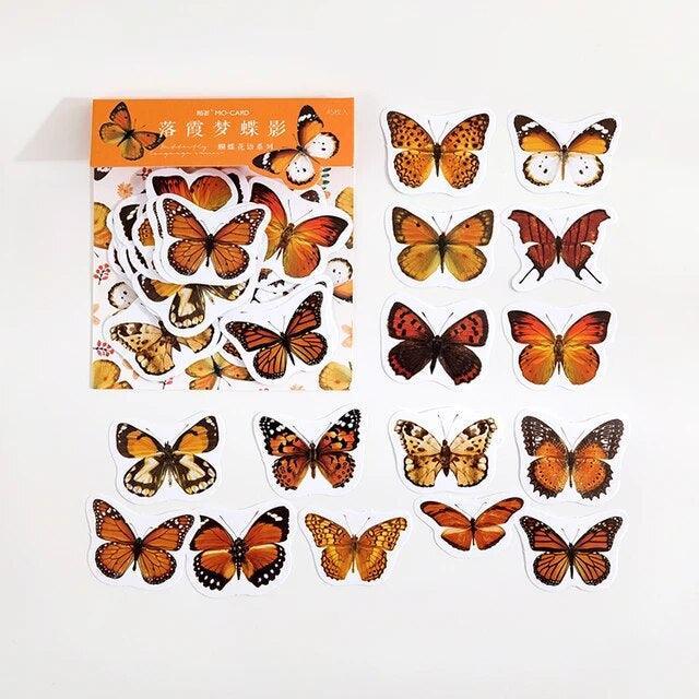 Aesthetic Butterfly Stickers - Journal Carnival