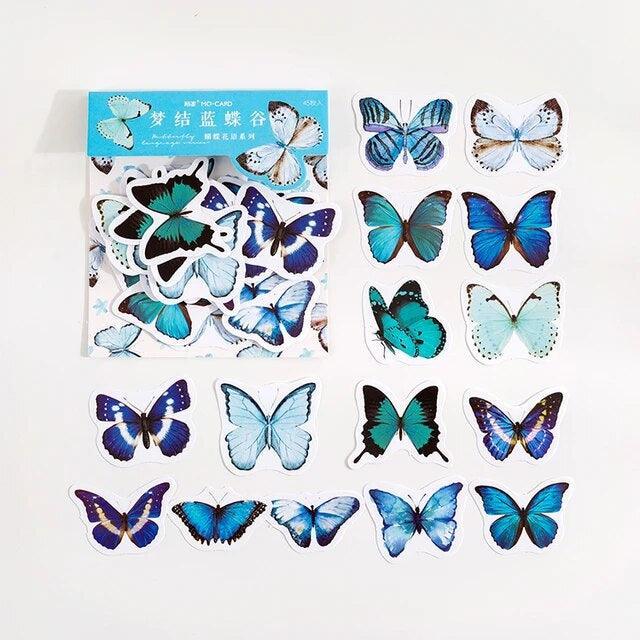 Aesthetic Butterfly Stickers - Journal Carnival