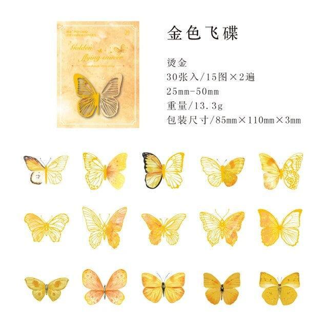 Amnesia Butterfly series Stickers - Journal Carnival