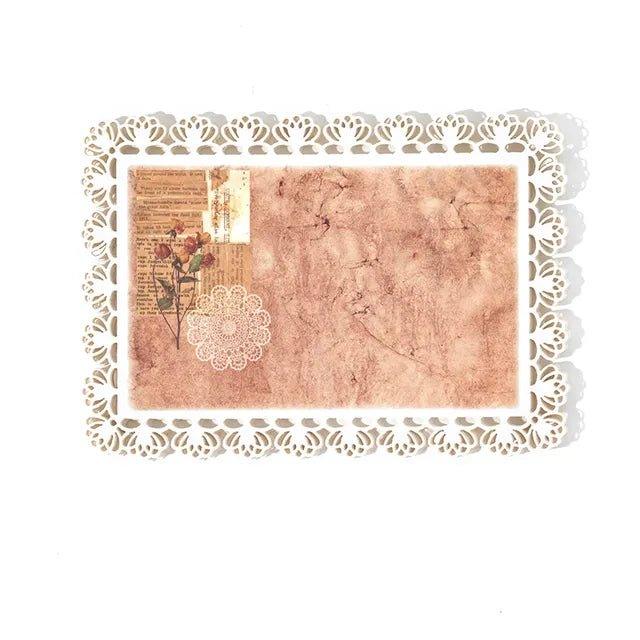 Art Collage Lace Notes - Journal Carnival