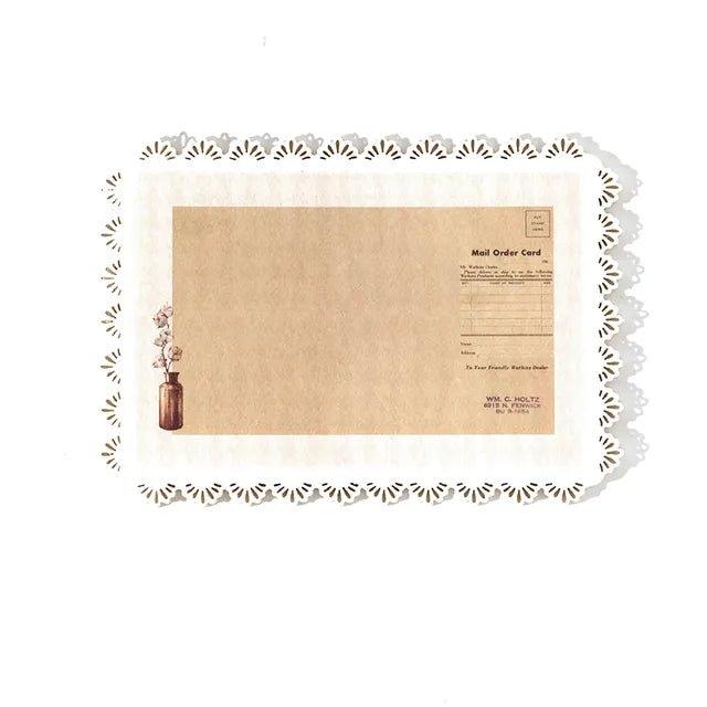Art Collage Lace Notes - Journal Carnival