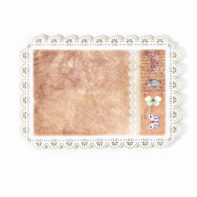 Art Collage Lace Notes - Journal Carnival