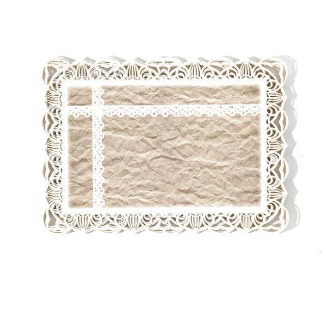 Art Collage Lace Notes - Journal Carnival