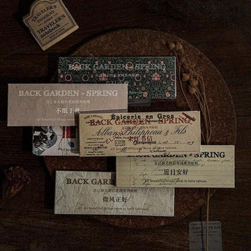 Back Garden Series Sticker Book - Journal Carnival
