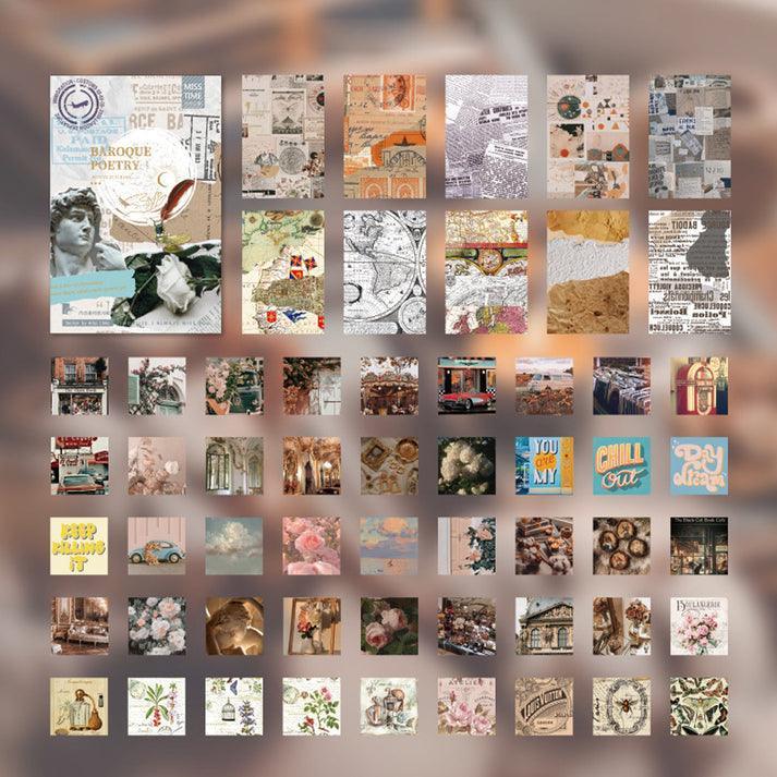 Baroque Art Washi Stickers - Journal Carnival
