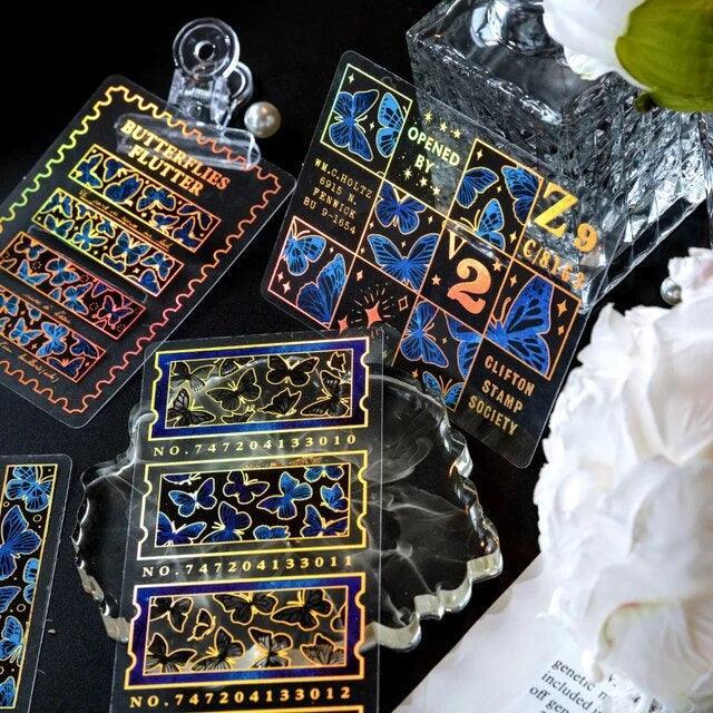 Bronzing digital Deco Stickers - Journal Carnival