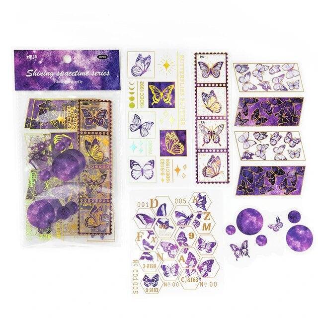 Bronzing digital Deco Stickers - Journal Carnival