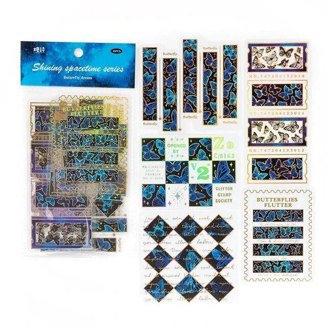 Bronzing digital Deco Stickers - Journal Carnival
