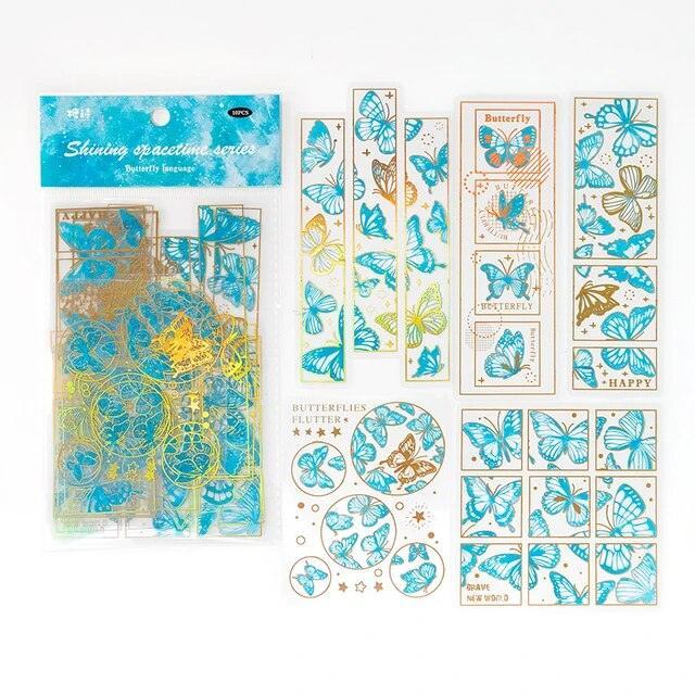 Bronzing digital Deco Stickers - Journal Carnival