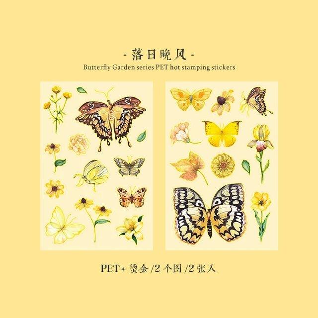 Butterfly Garden series Pet stickers - Journal Carnival