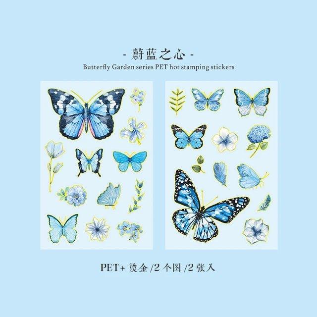 Butterfly Garden series Pet stickers - Journal Carnival