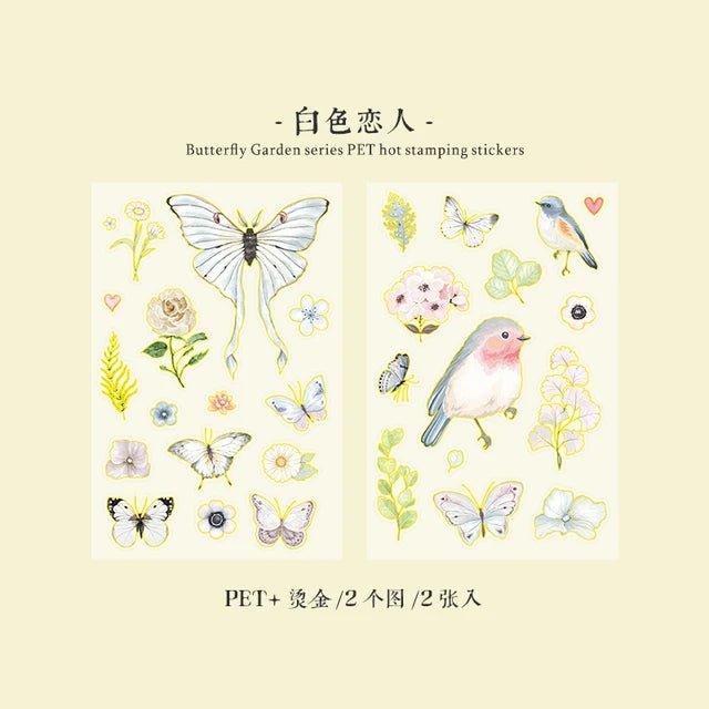 Butterfly Garden series Pet stickers - Journal Carnival