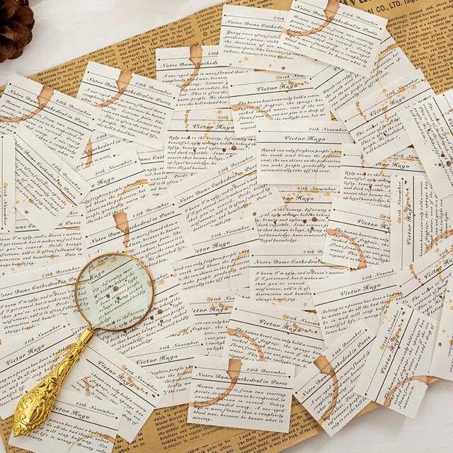 Literature Junk Journal Memo Paper - Journal Carnival
